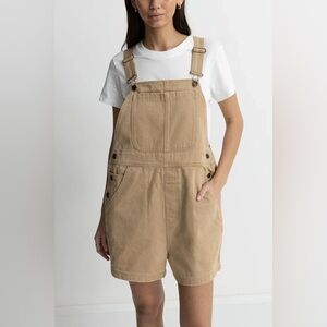 Rhythm Brown Denim Overalls